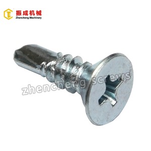 Manufacturing Companies for Galvanized Tapping Screws -<br />
 Philip Flat Head Self Tapping And Self Drilling Screw 2 - Zhencheng Machinery