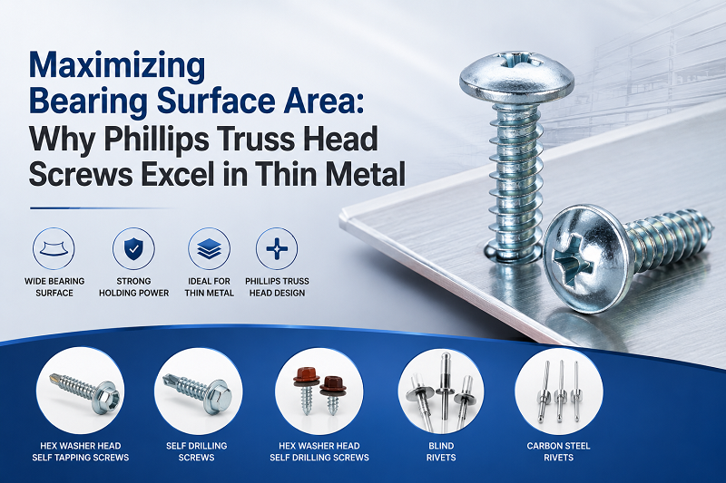 Maximizing Bearing Surface Area Why Phillips Truss Head Screws Excel in Thin Metal
